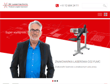 Tablet Screenshot of lasertechnik.pl