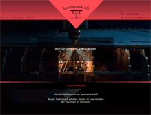 Tablet Screenshot of lasertechnik.li